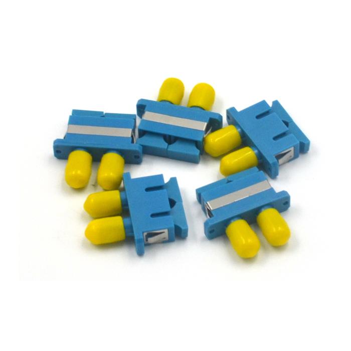 SC/UPC-ST/UPC Singlemode Duplex Hybrid Fiber Adapter