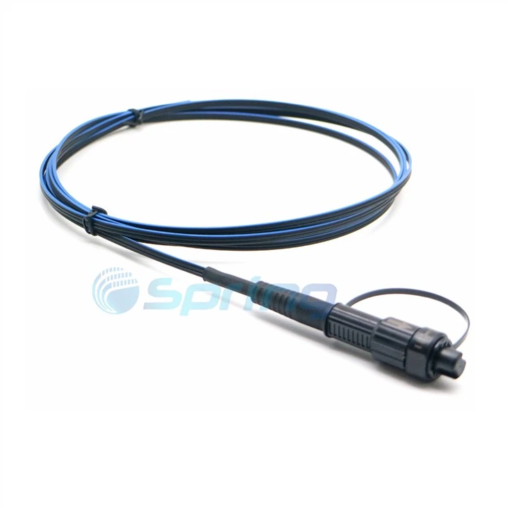 IP67 Precon Drop Cable With Harden Connector SC/APC With Blue Strip Line