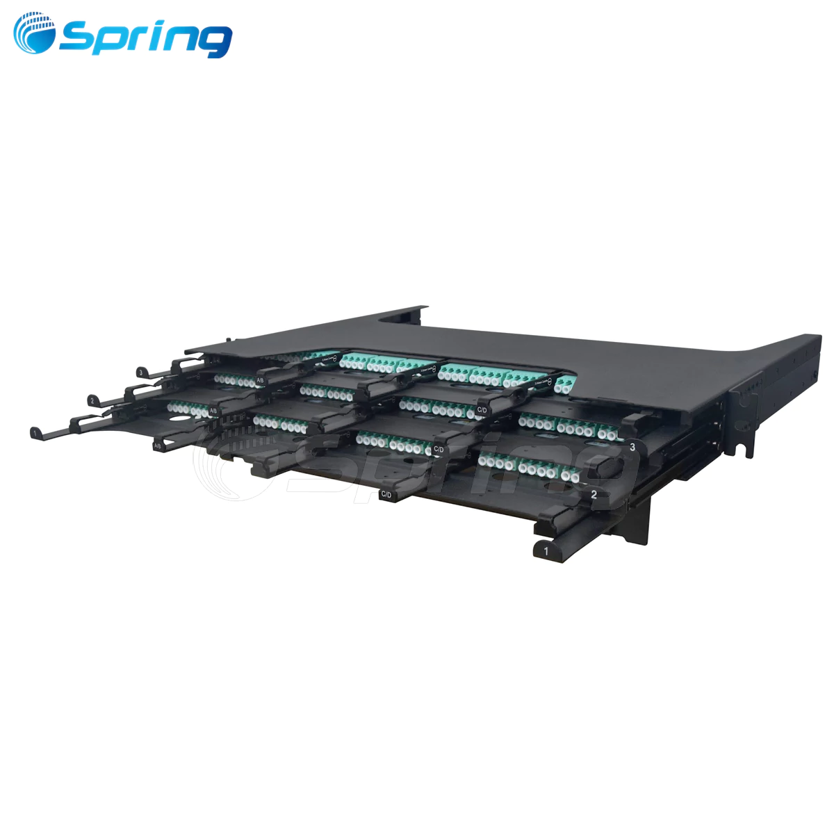 Sistema ta 'Panel ta' Garża tal-Fibra ta' Densità Għolja -MTP MPO Patch Panel Pre-terminata (1U / 2U / 4U)